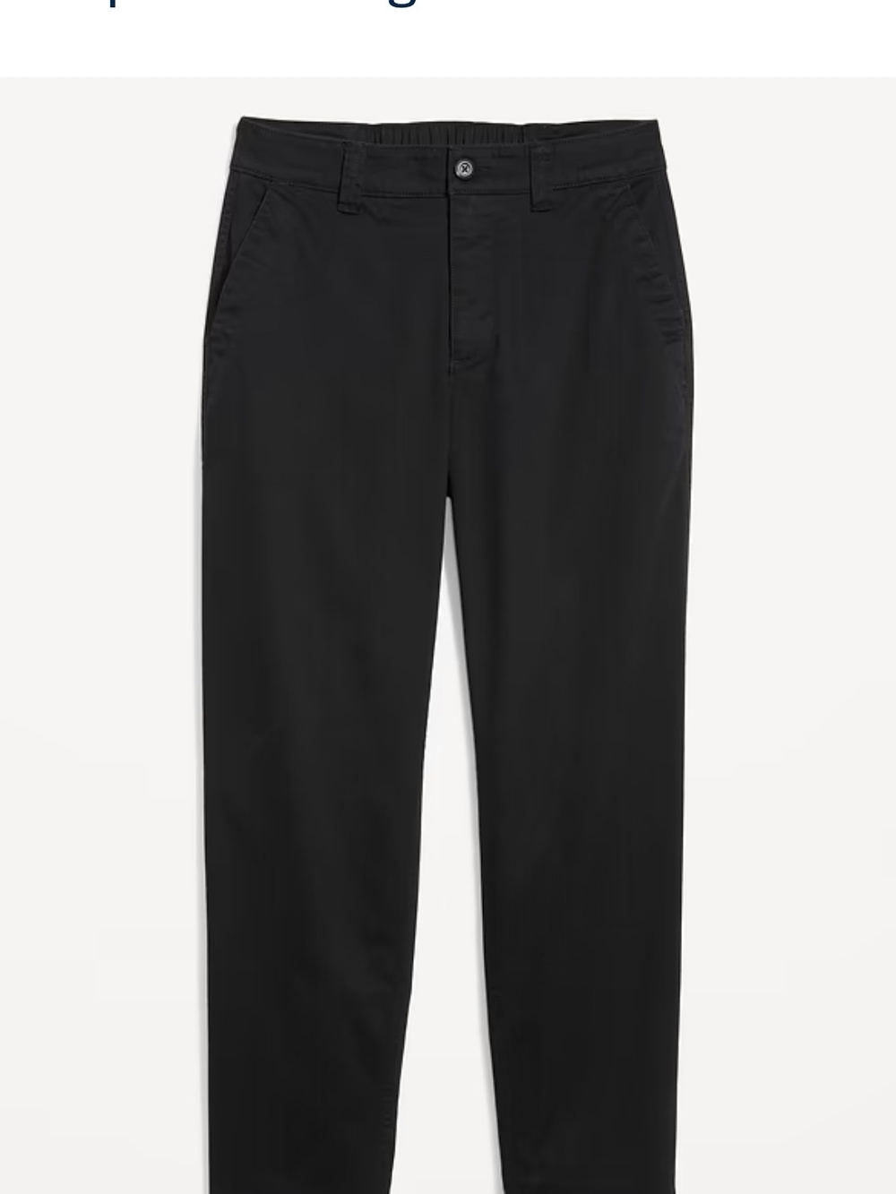 Old Navy Black High-Rise OG Chino XL